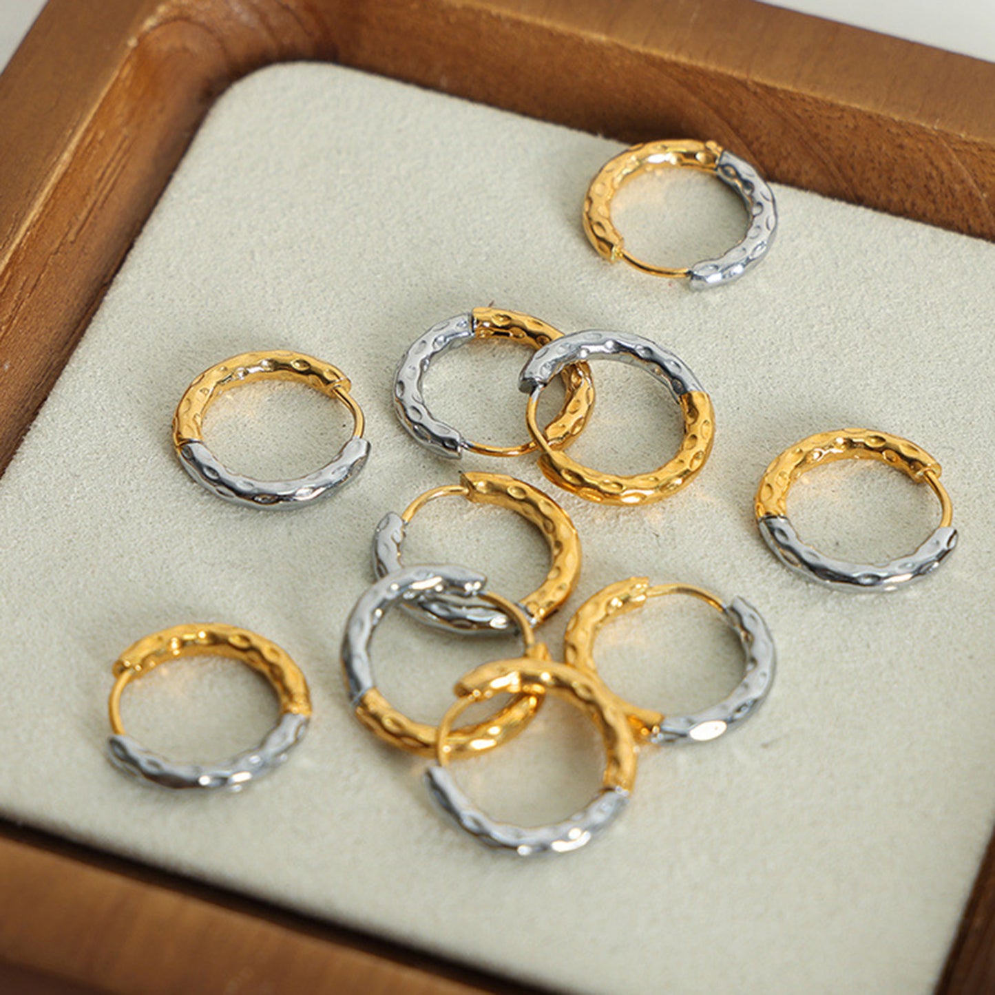 18K Gold-Plated Huggie Earrings