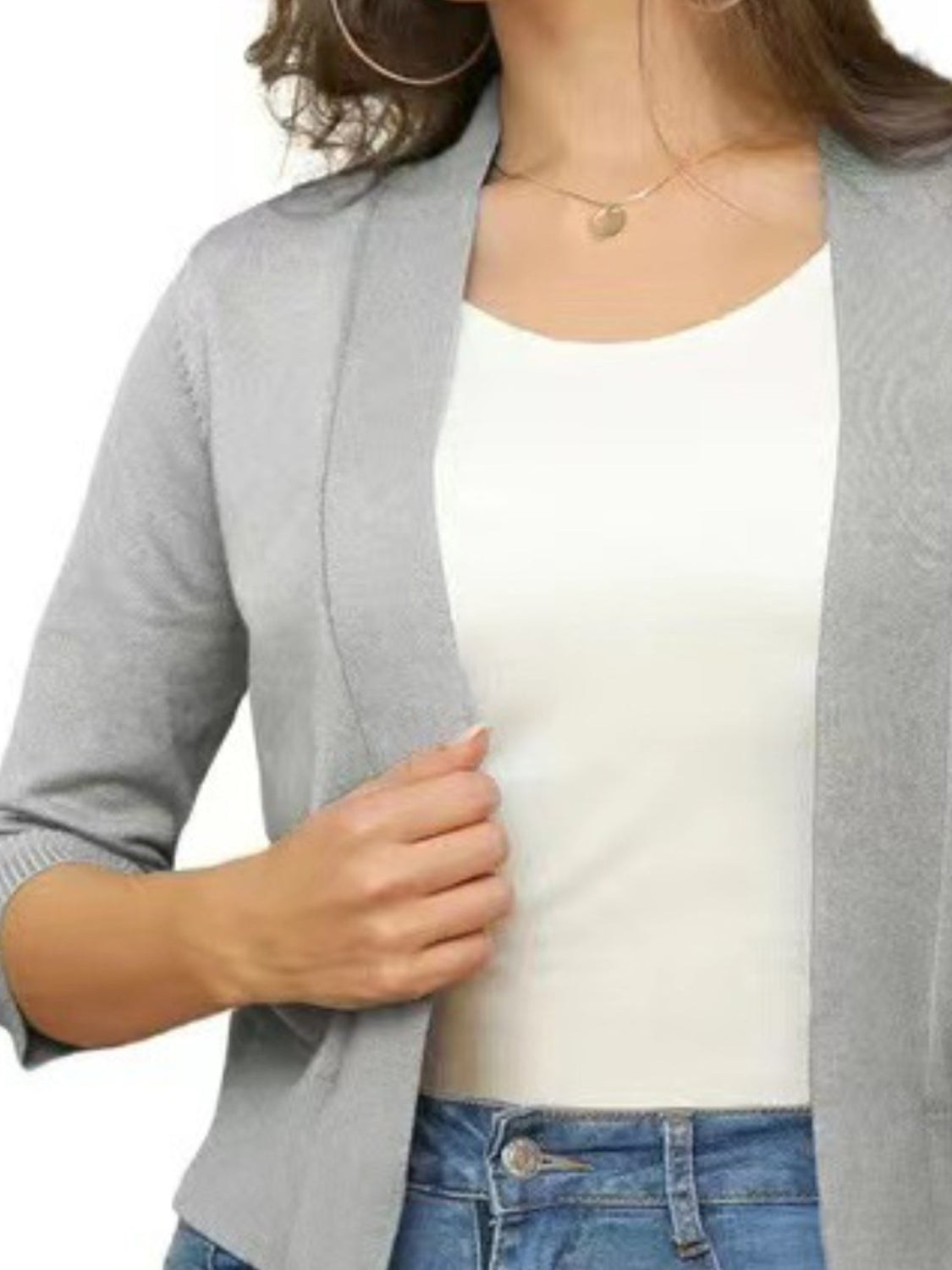 Open Front Cardigan